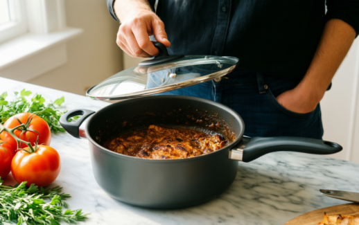 zwilling trueflow cookware set — lifestyle photo showing ZWILLING TrueFlow Cookware Set, in use