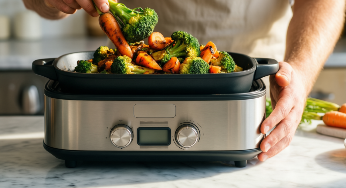 T-Fal Preserve ceramic cookware set — lifestyle photo showing T-Fal Preserve Ceramic, Non in use