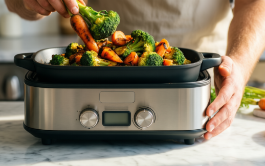 T-Fal Preserve ceramic cookware set — lifestyle photo showing T-Fal Preserve Ceramic, Non in use