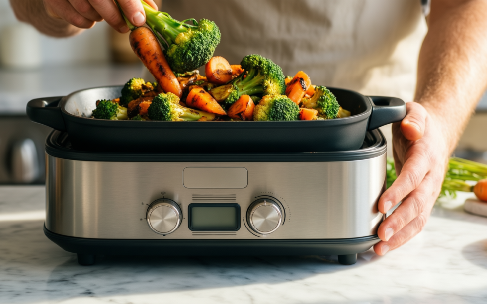 T-Fal Preserve ceramic cookware set — lifestyle photo showing T-Fal Preserve Ceramic, Non in use