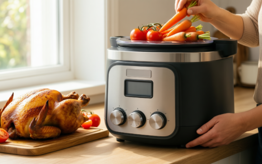 soup maker recipe book — lifestyle photo showing Soup Maker Recipe Book: in use