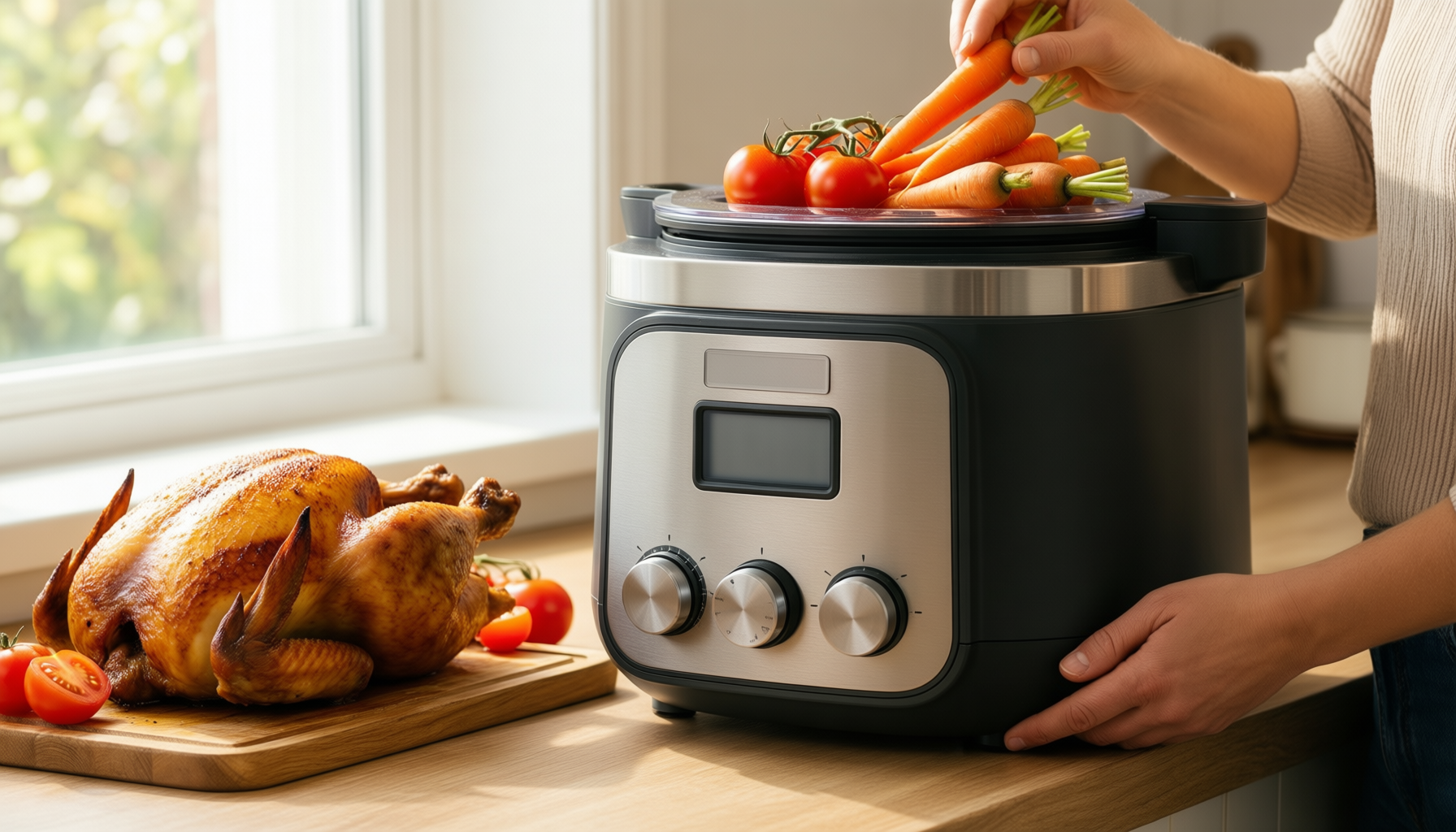 soup maker recipe book — lifestyle photo showing Soup Maker Recipe Book: in use