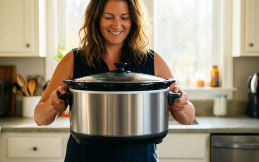 hamilton beach 33664 cooking pan — lifestyle photo showing Hamilton Beach 33664 Cooking in use