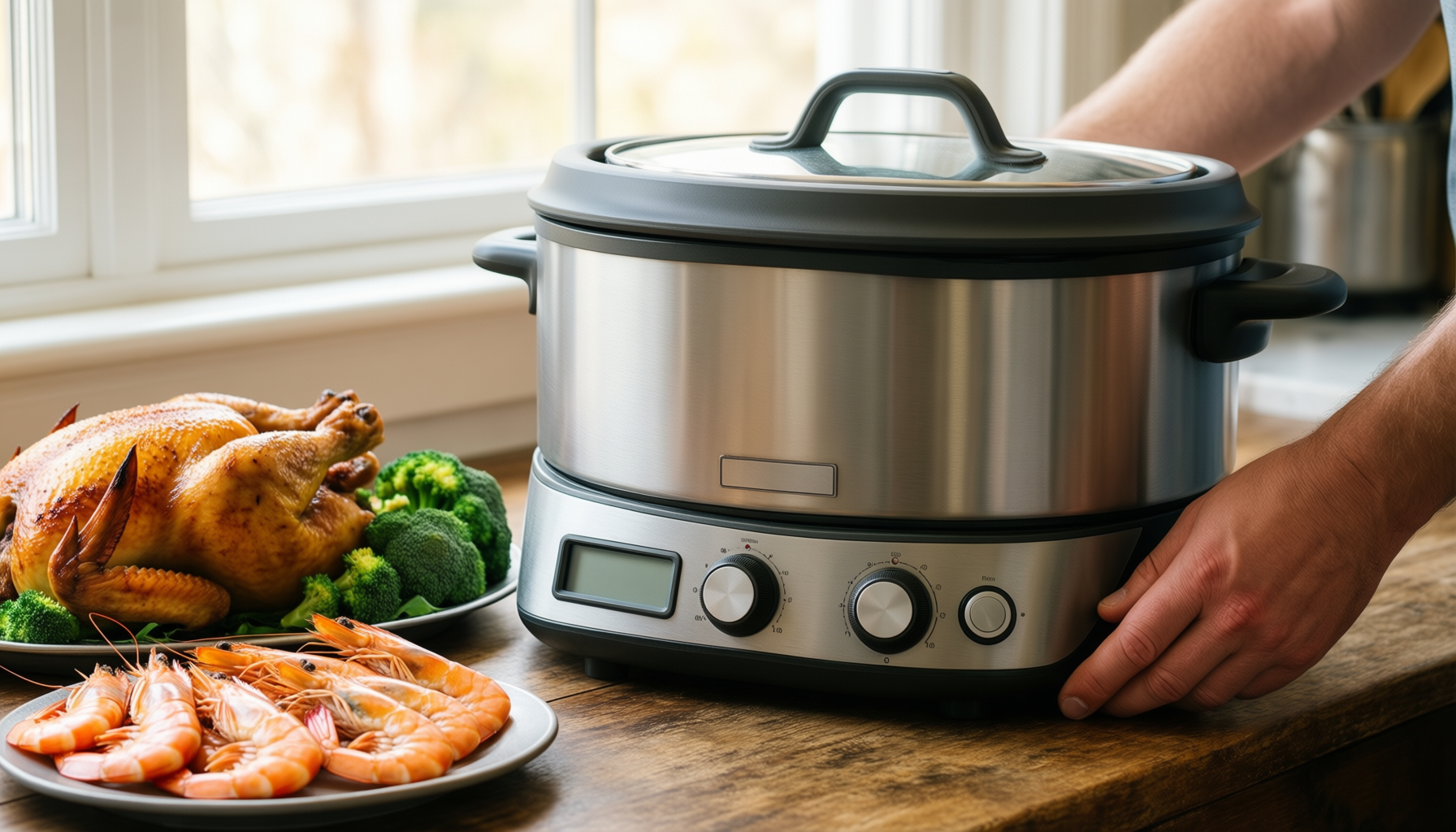 gasone 30qt aluminum stock pot — lifestyle photo showing GasOne 30Qt Aluminum Stock in use