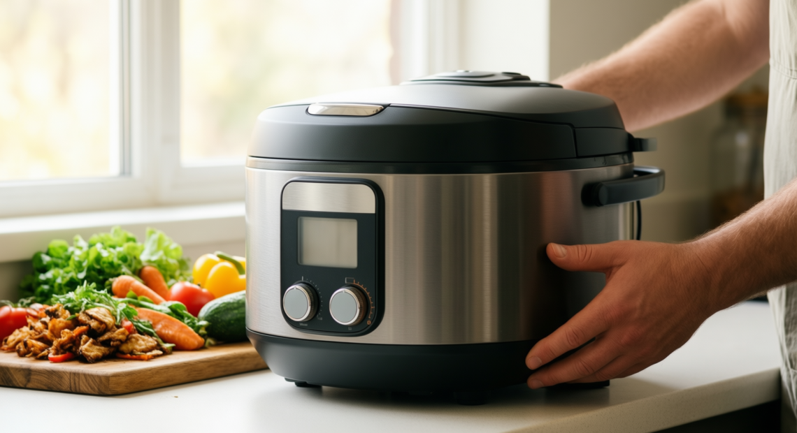 instant pot electric rice cooker 5l — lifestyle photo showing Instant Pot- Electric Rice in use