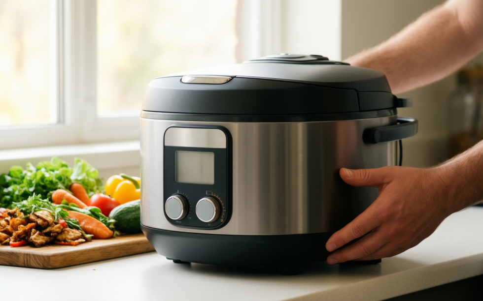 instant pot electric rice cooker 5l — lifestyle photo showing Instant Pot- Electric Rice in use